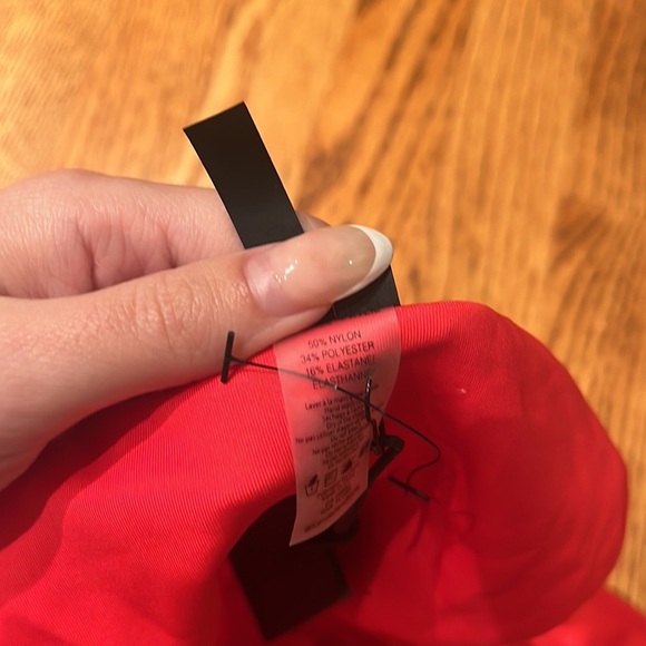 NWT Kendall + Kylie Woman’s Red Cut Out One Piece Size S - Picture 4 of 4